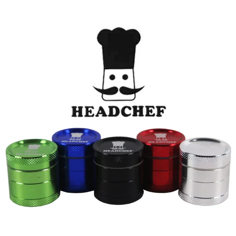 Headchef Razor 30mm 4 Part Metal Herb Grinder
