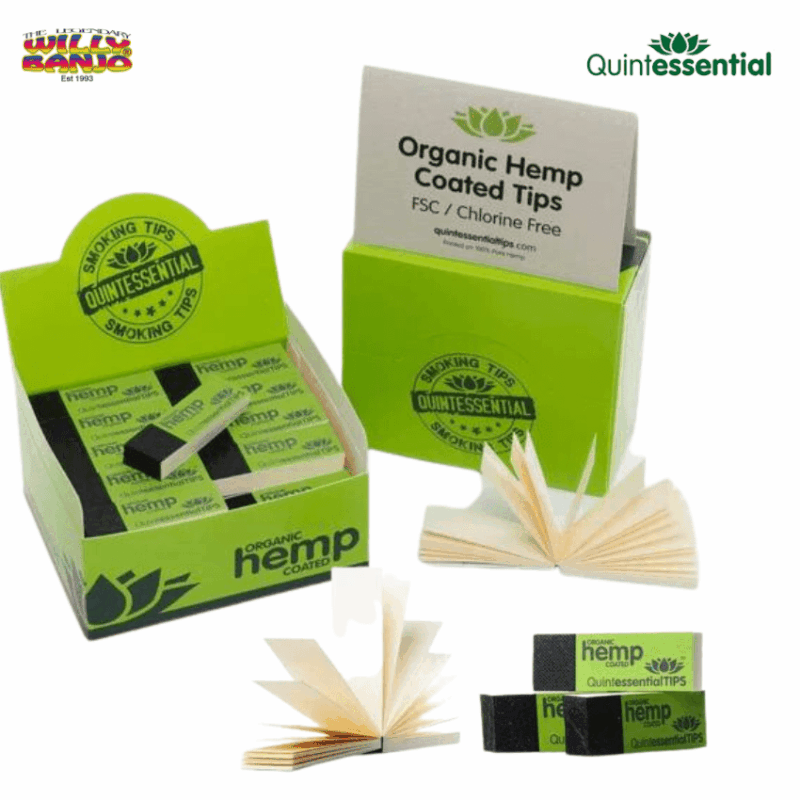 Quintessential Organic Hemp Coated Smoking Tips
