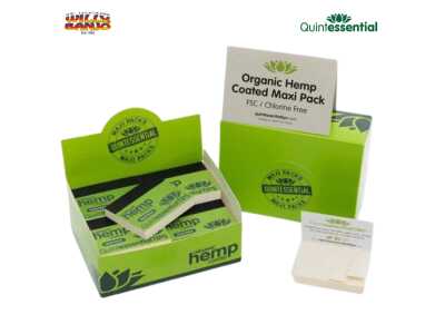 Quintessential Organic Hemp Coated Smoking Maxi Pack Tips