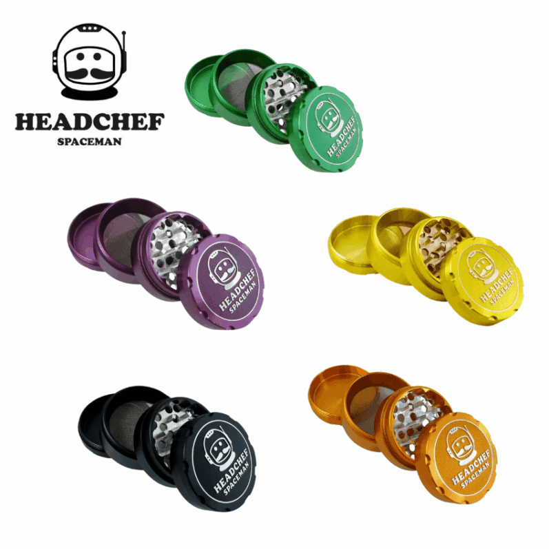 Headchef Spaceman 55mm 4 Part Herb Grinder