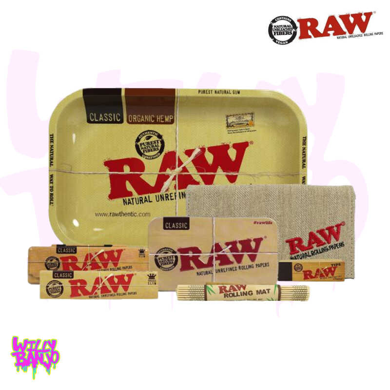 Raw Small Rolling Tray Gift Set
