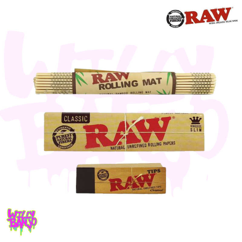 Raw Small Rolling Tray Gift Set