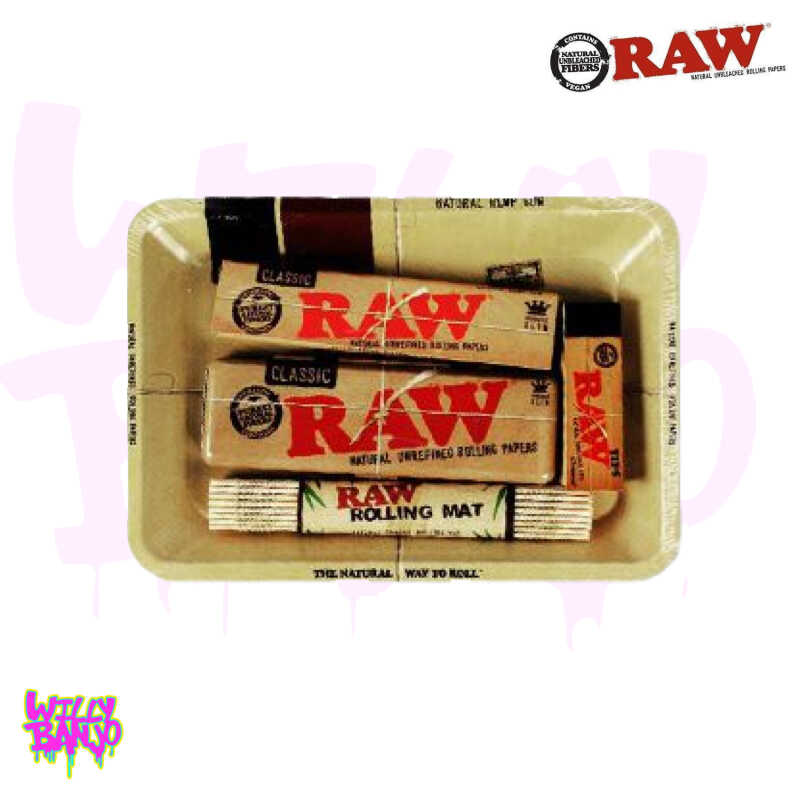 Raw Mini Rolling Tray Gift Set