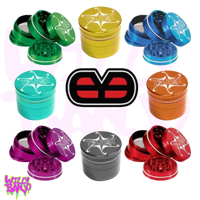 Red-Eye Crystal Twist 5 Part Herb Grinder