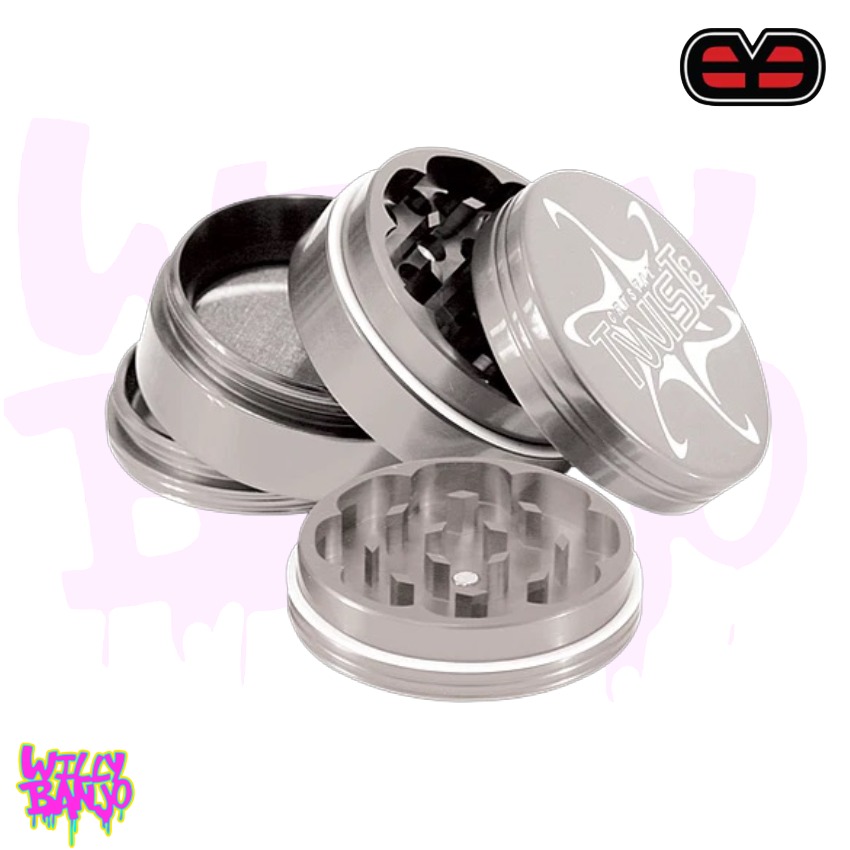 Red-Eye Crystal Twist 5 Part Herb Grinder