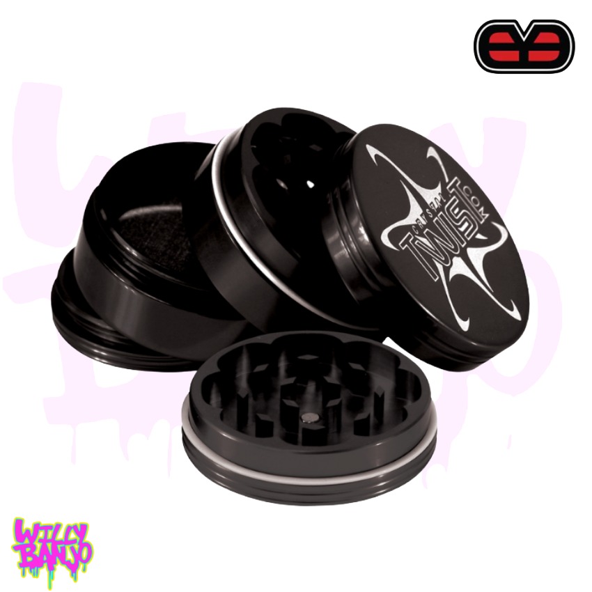 Red-Eye Crystal Twist 5 Part Herb Grinder