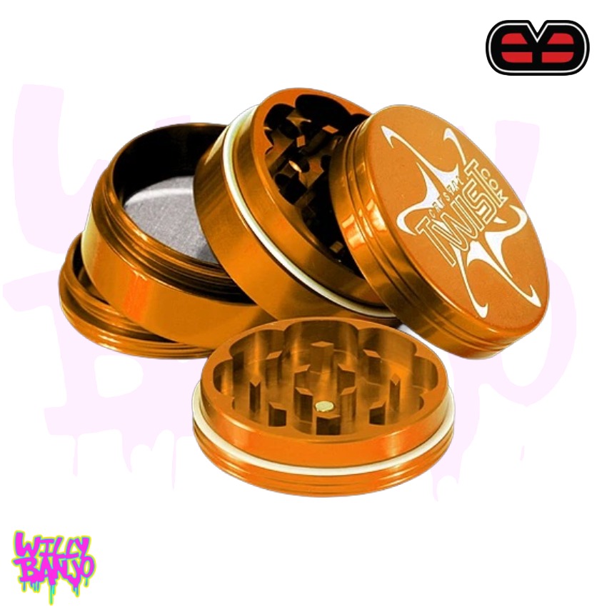 Red-Eye Crystal Twist 5 Part Herb Grinder