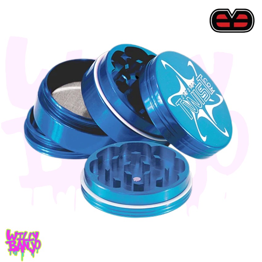 Red-Eye Crystal Twist 5 Part Herb Grinder