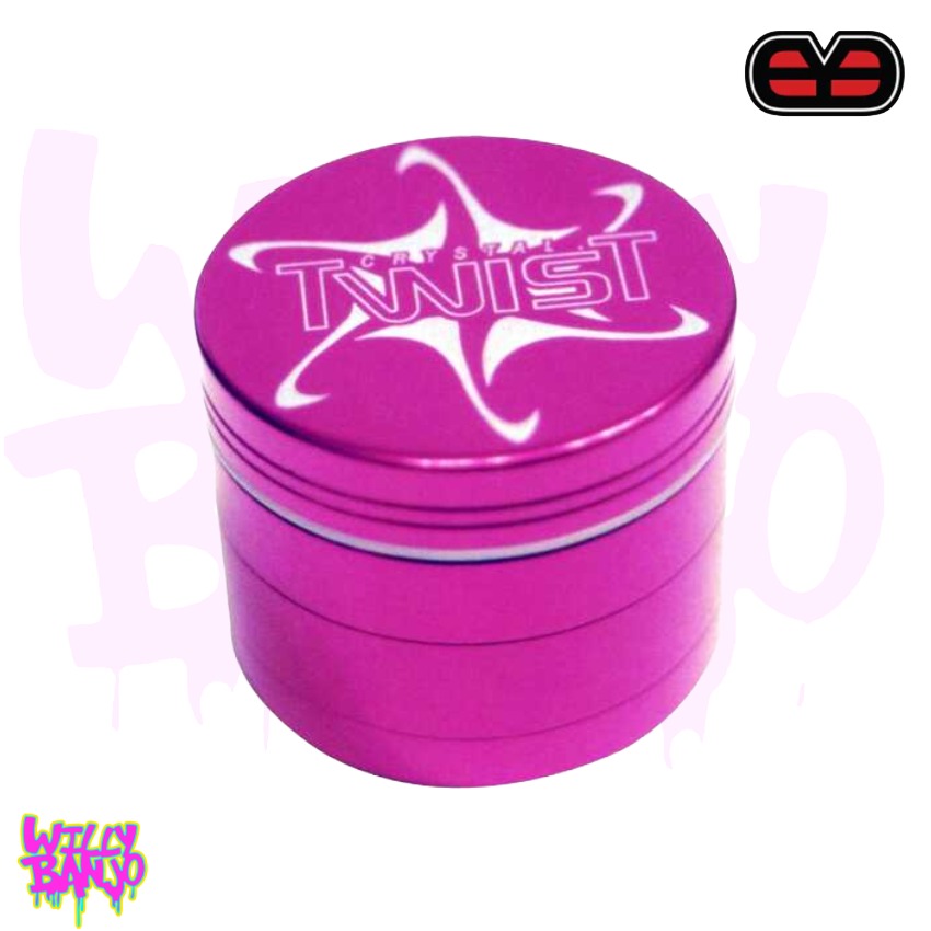 Red-Eye Crystal Twist 5 Part Herb Grinder
