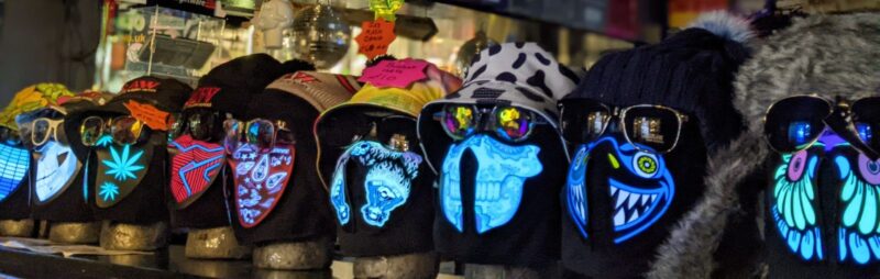 LED Sound Activated Rave Mask