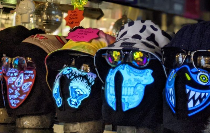 LED Sound Activated Rave Mask