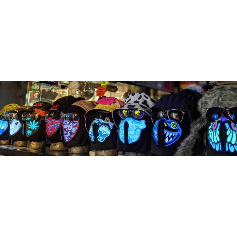 LED Sound Activated Rave Mask