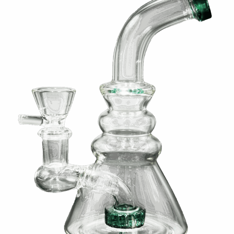Basil Bush Mini Glass Percolator Bongs