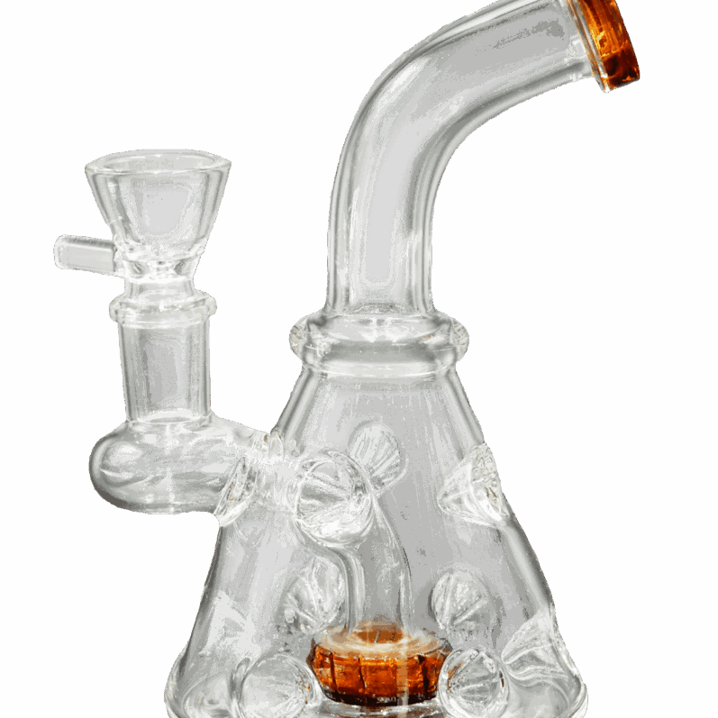 Basil Bush Mini Glass Percolator Bongs