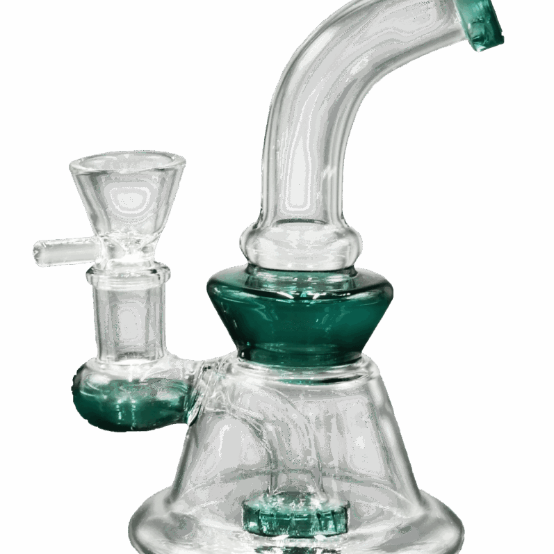 Basil Bush Mini Glass Percolator Bongs