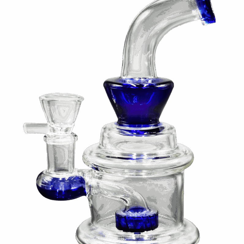 Basil Bush Mini Glass Percolator Bongs