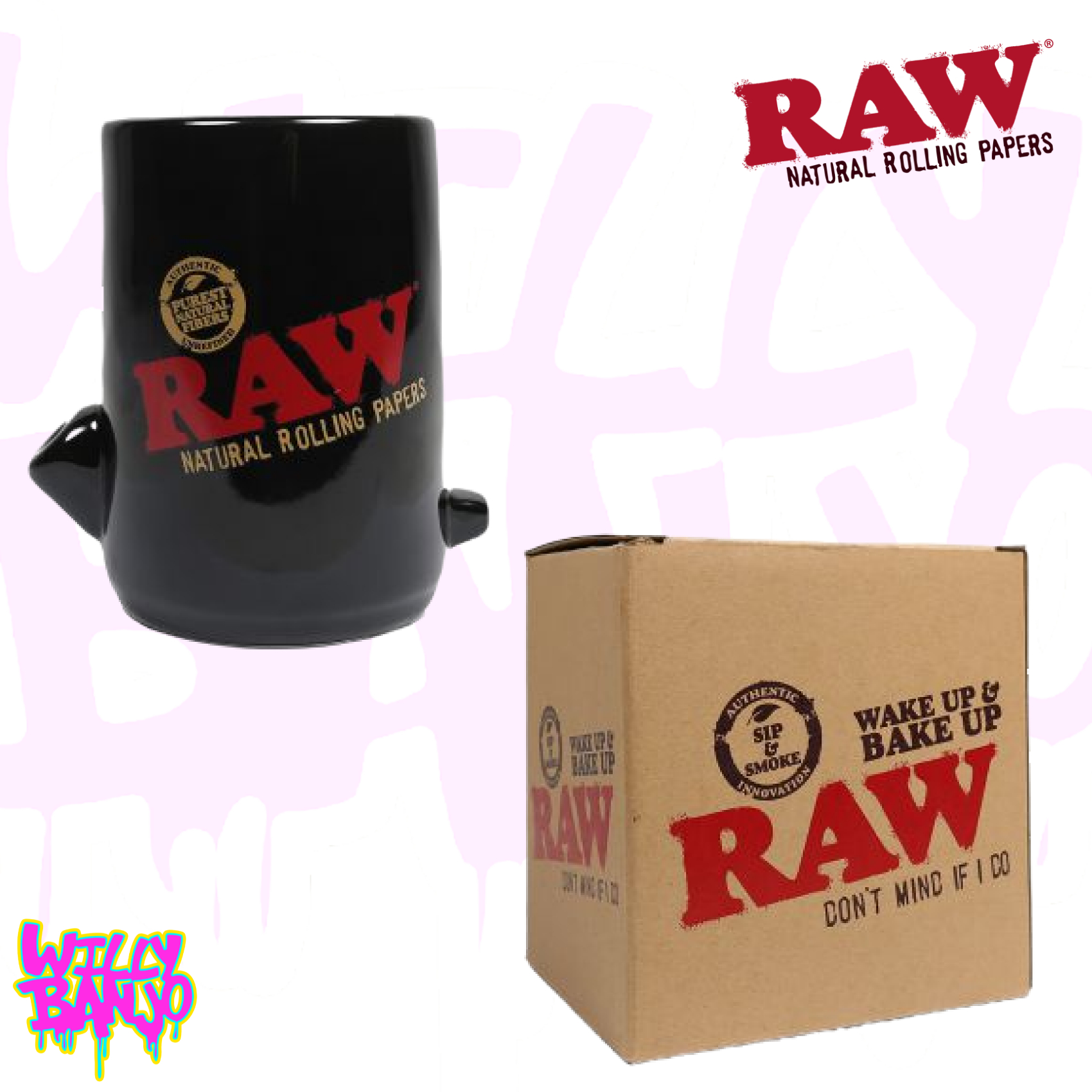 Raw wake and bake mug
