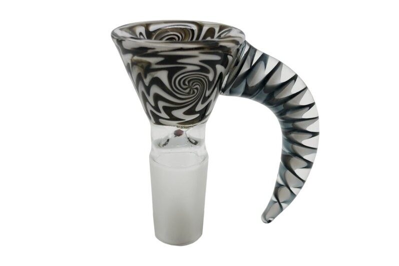 Chongz “Talon” Black & White Glass Bowl 14.4mm + 18.8mm