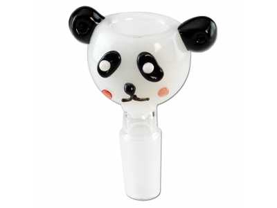 Black Leaf Panda Glass Bowl 14.4mm male
