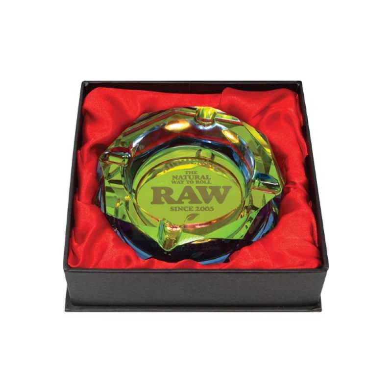 raw rainbow ashtray in presenation box