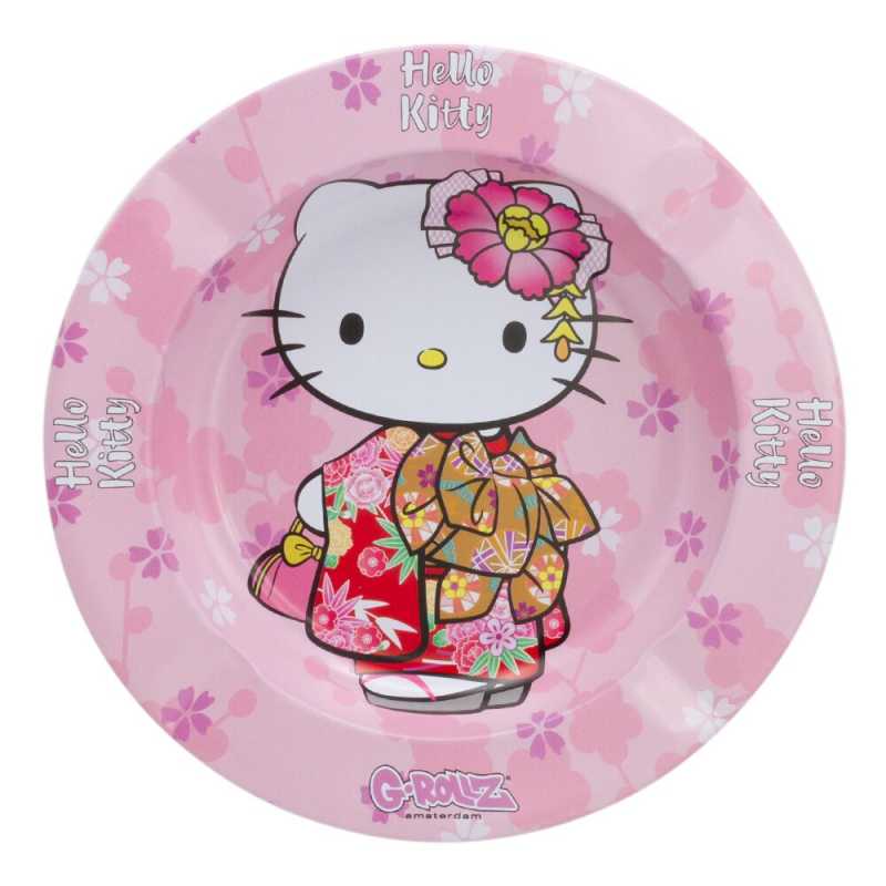 G-Rollz Hello Kitty Kimono Pink Ashtray front photo
