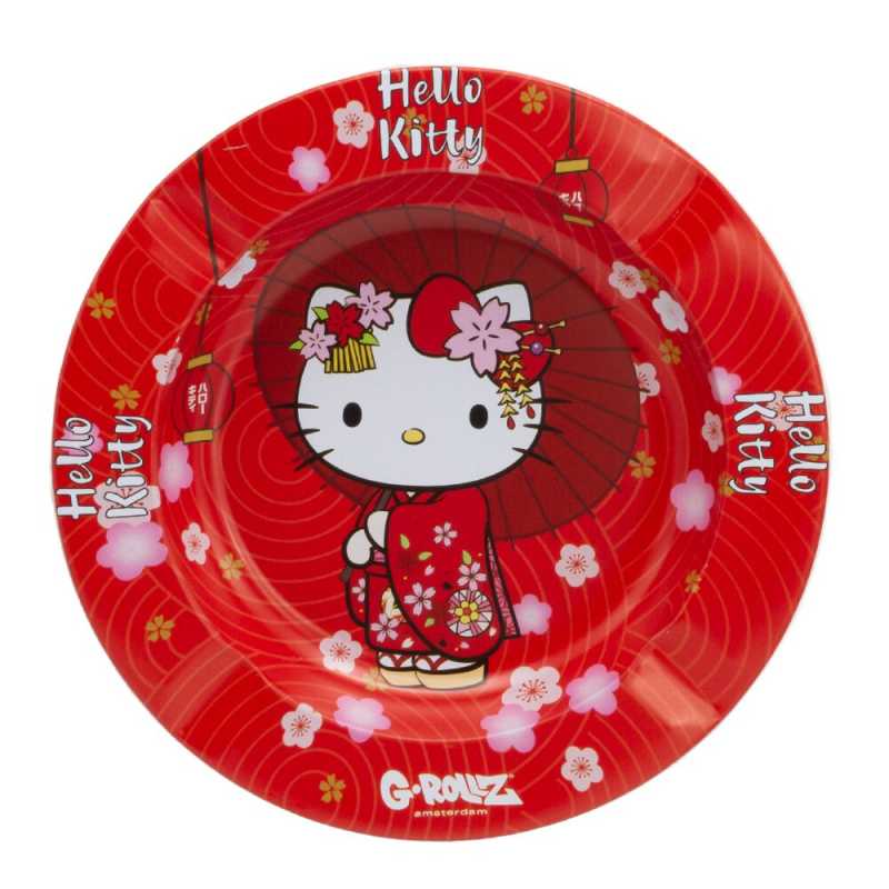 G-Rollz Hello Kitty Kimono Red Ashtray front