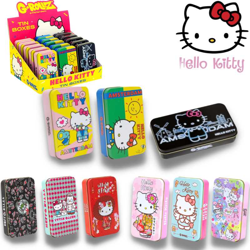 G-ROLLZ Hello Kitty - Medium Storage Boxes tins group photo