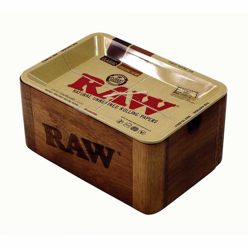 raw cache mini rolling box side view
