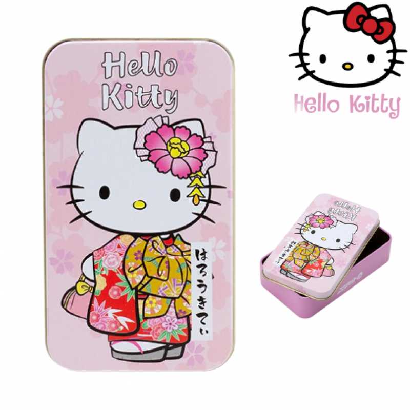 hello Kitty pink kimono tobacco tin
