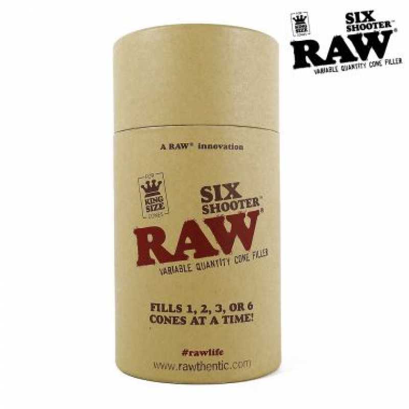 raw six shooter packaging