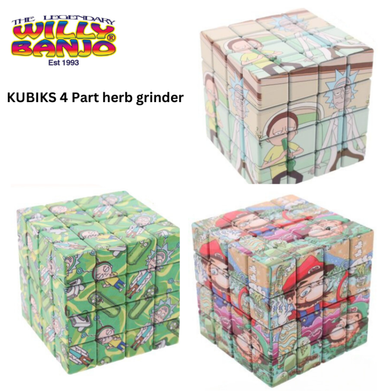 Kubiks Cube 4 Part Metal Grinder