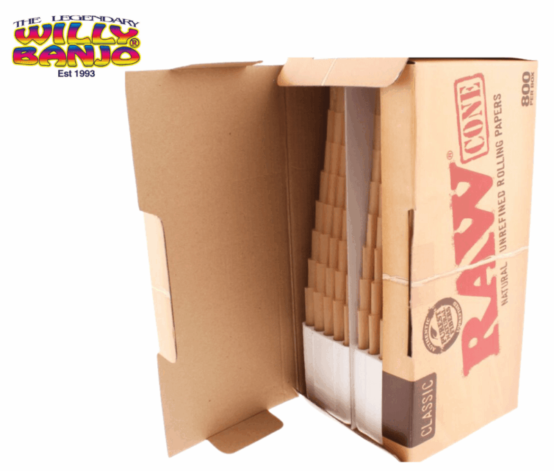 raw 800 pre rolled cones
