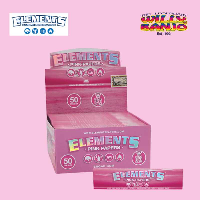 pink elements box and pack