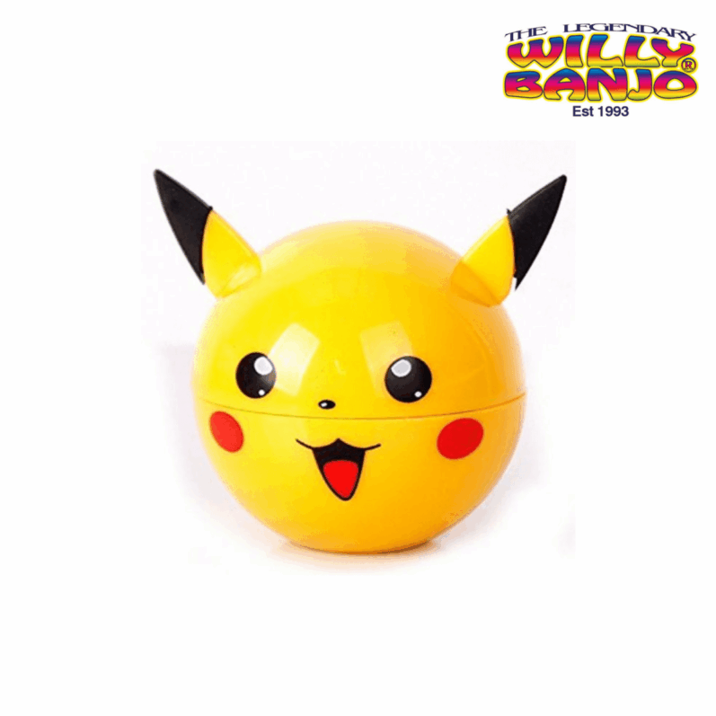Yellow Pengachoo Ball 3 Part Novelty Herb Grinder