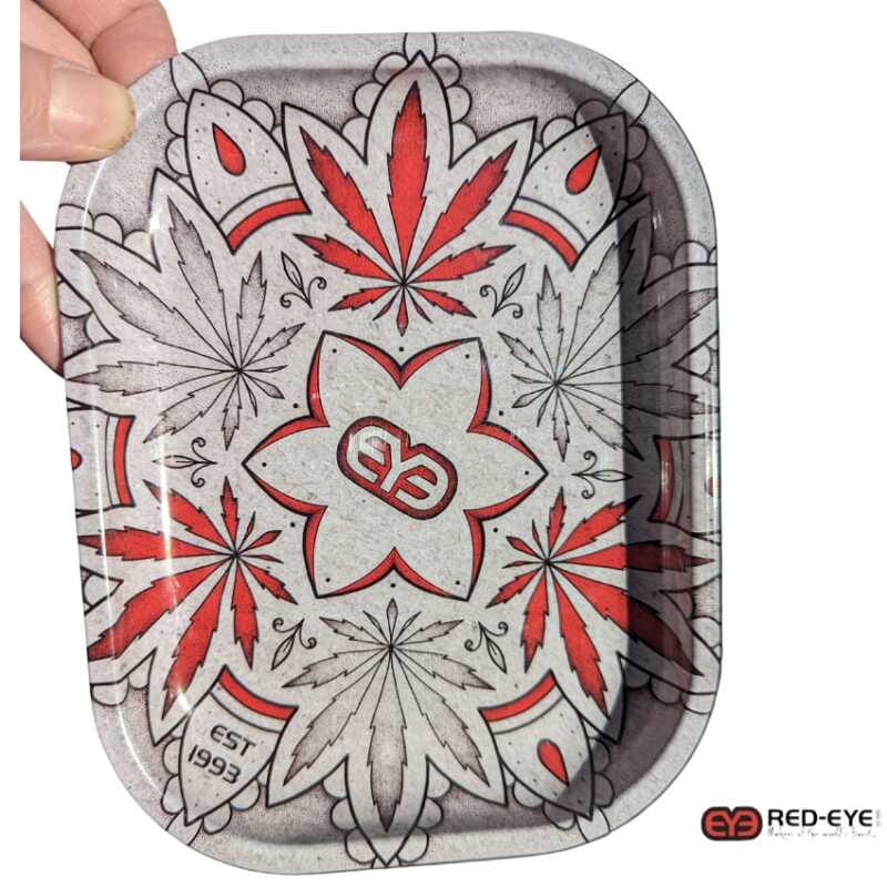 Red eye metal tray phot for willy banjos head shop