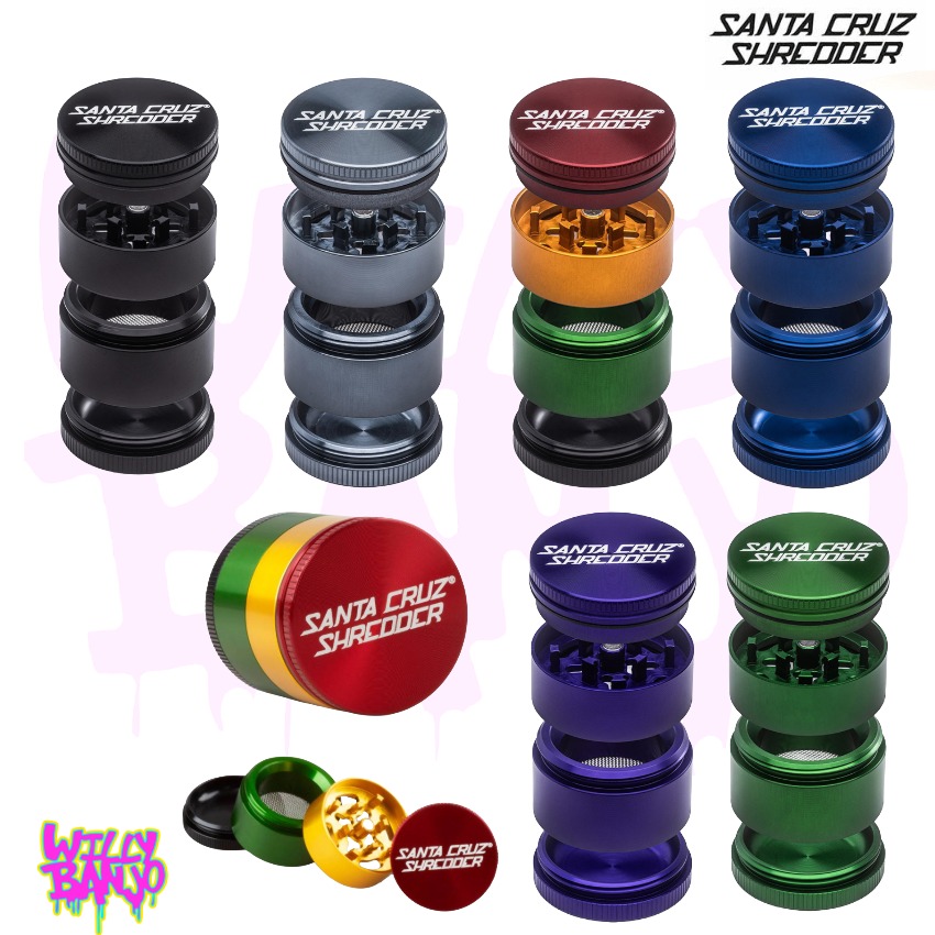 Santa Cruz Shredder Small 4 Part Herb Grinder
