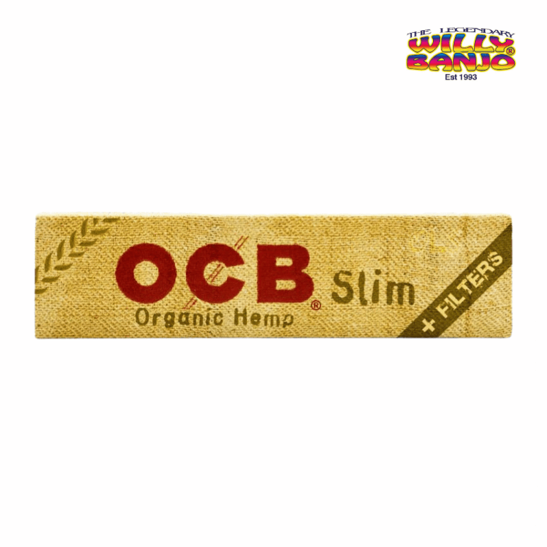 OCB Organic Hemp Kingsize Slim Papers + Tips
