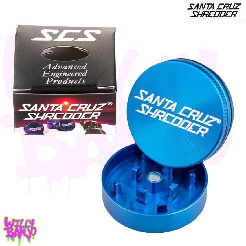 Santa Cruz Shredder 2 Part small Herb grinder blue