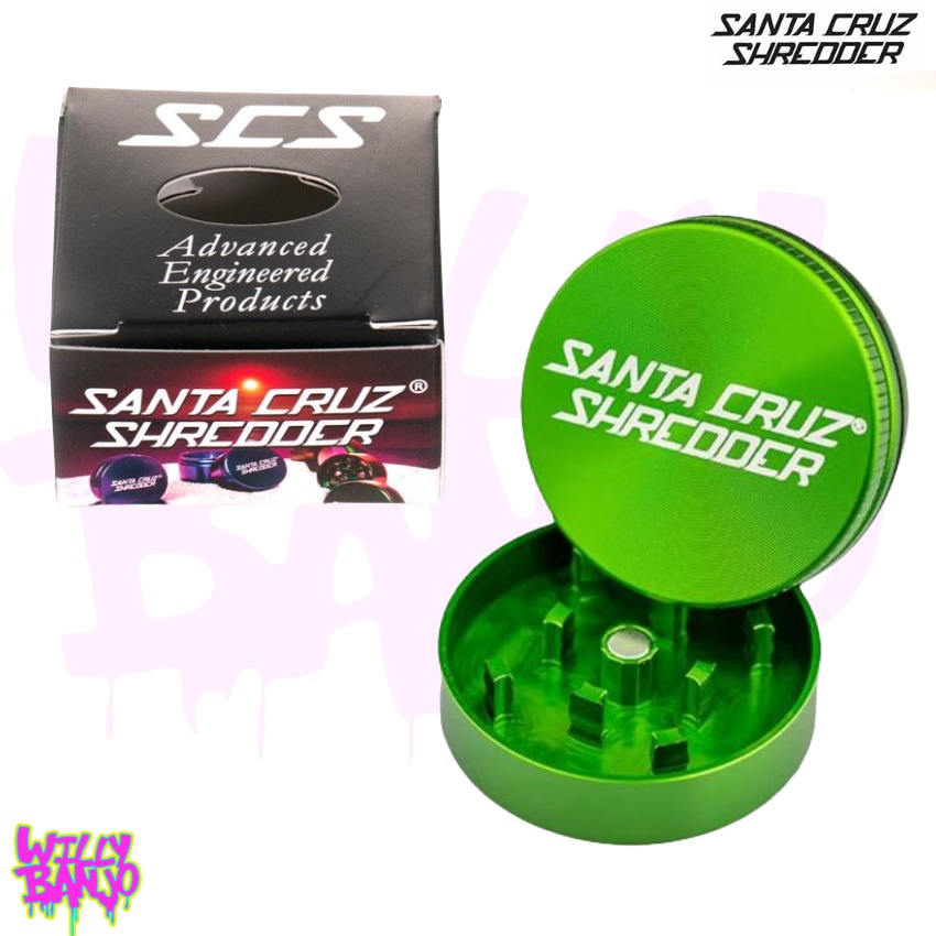 Santa Cruz Shredder 2 Part small Herb grinder green