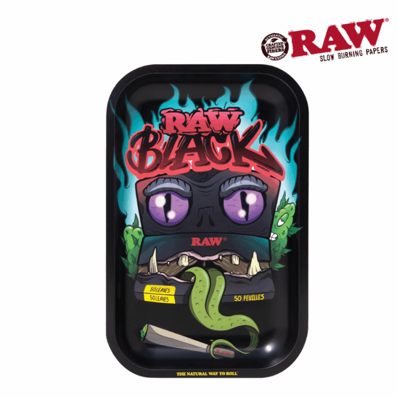 RAW Black Monster Metal Rolling Tray