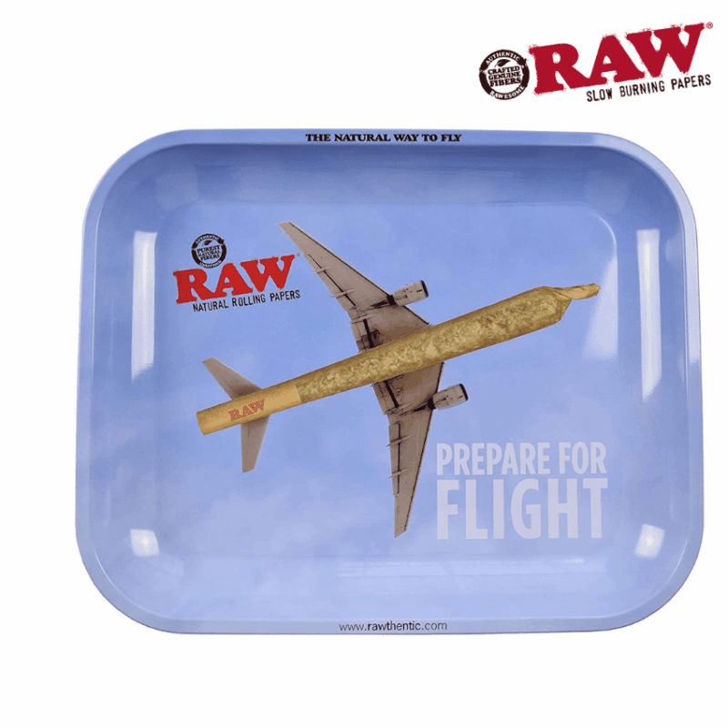 RAW Prepare For Flight Metal Rolling Tray