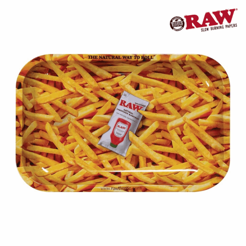 RAW French Fries Metal Rolling Tray