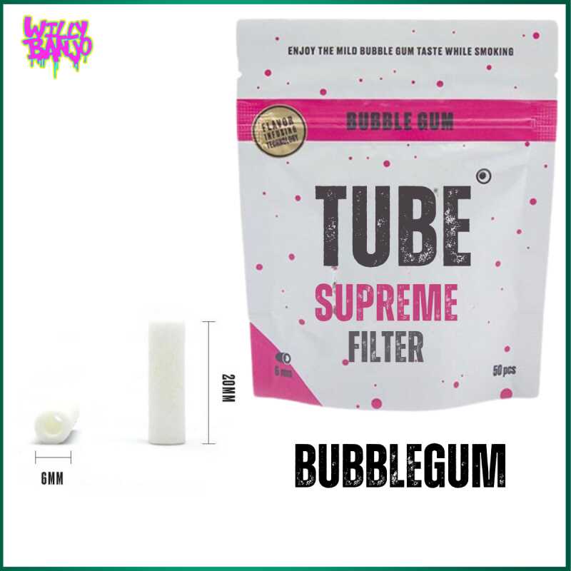 TUBE Supreme Slim 6mm Flavoured Infused Pre Rolled Filter Tips