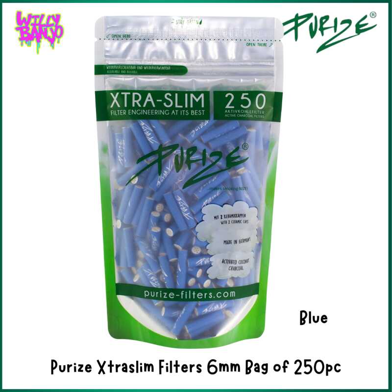 Purize Extra slim Activated Carbon Filters 6mm 250pk