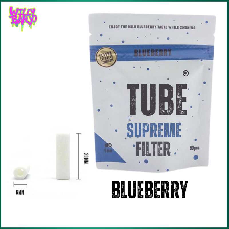 TUBE Supreme Slim 6mm Flavoured Infused Pre Rolled Filter Tips