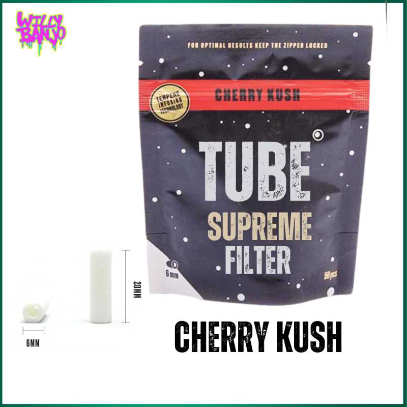 TUBE Supreme Slim 6mm Flavoured Infused Pre Rolled Filter Tips