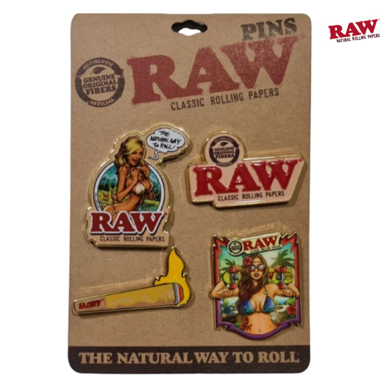 RAW Pin Badge Set