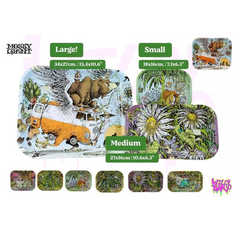 Mossy Giant Metal Rolling Tray