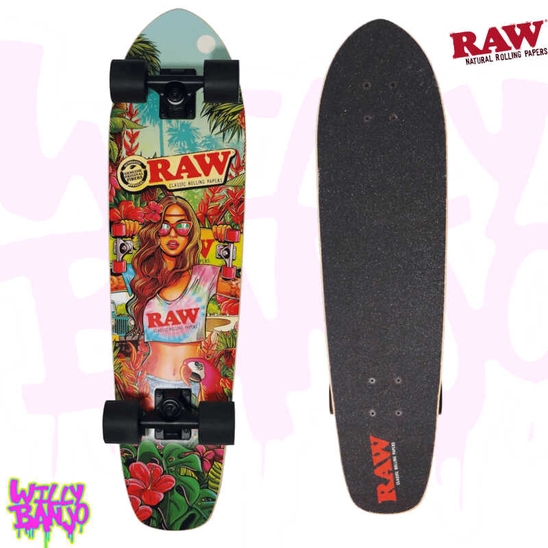 RAW Skateboard - Brazil Girl - Fully Assembled - Rawthentic