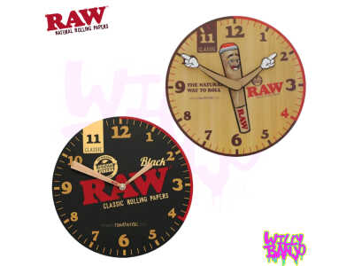 RAW Wooden Wall Clock 30cm